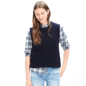 || Madewell || merino wool ribbed sweater vest
